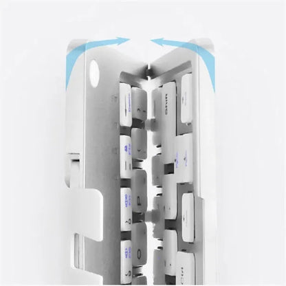 Foldable Portable Rechargeable Bluetooth Keyboard with Stand