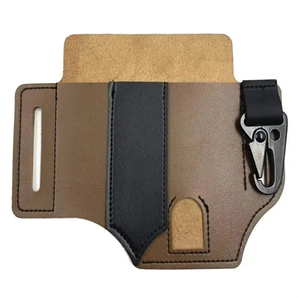 Multifunctional Storage Waist Bag Outdoor Tool Leather Case