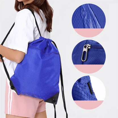 Lightweight Waterproof Sports Fitness Drawstring Backpack