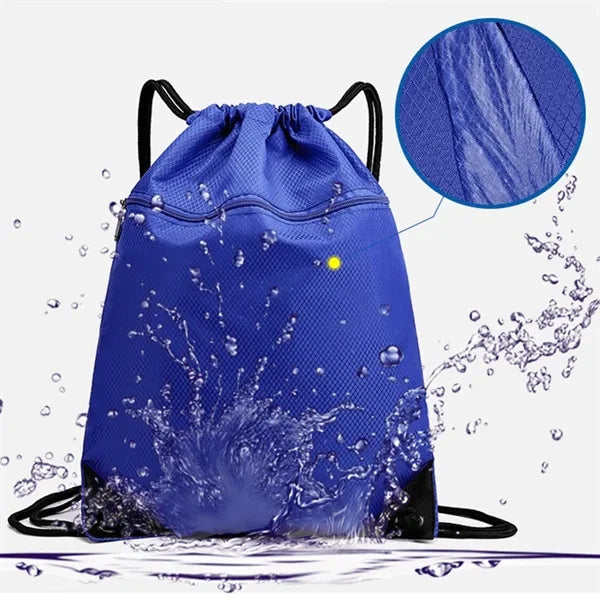 Lightweight Waterproof Sports Fitness Drawstring Backpack
