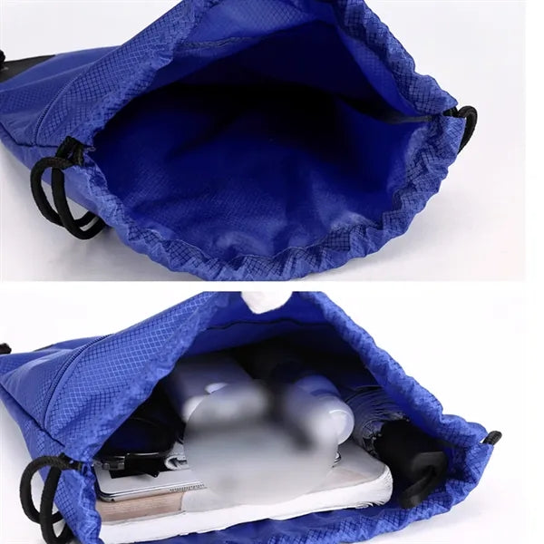 Lightweight Waterproof Sports Fitness Drawstring Backpack
