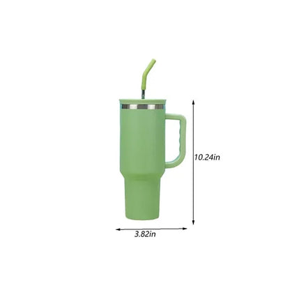 Stainless Steel Insulated Cup Travel Tumbler with Straw