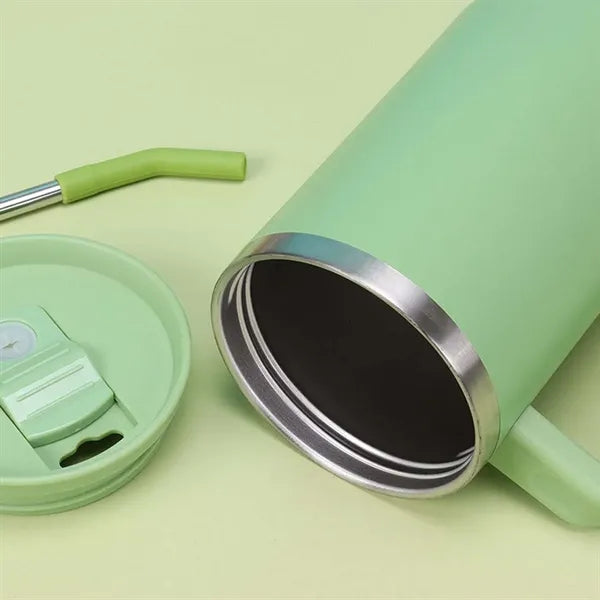 Stainless Steel Insulated Cup Travel Tumbler with Straw