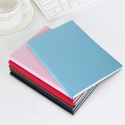 School office A5 customizable pu leather journal notebook