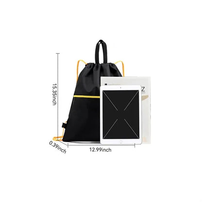 Waterproof Drawstring Gym Bags String Backpack with Zipper