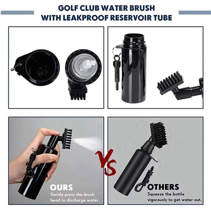 Essential Men Gift Golf Club Cleaner Brush with Spray Bottle