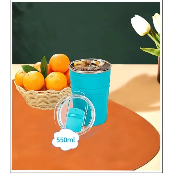 Large capacity stainless steel frozen refrigeration cup
