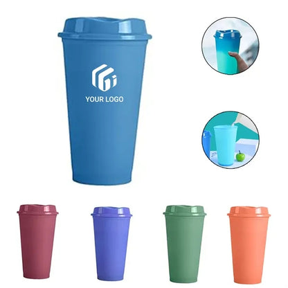 Portable birthday party gift customizable thermochromic cup