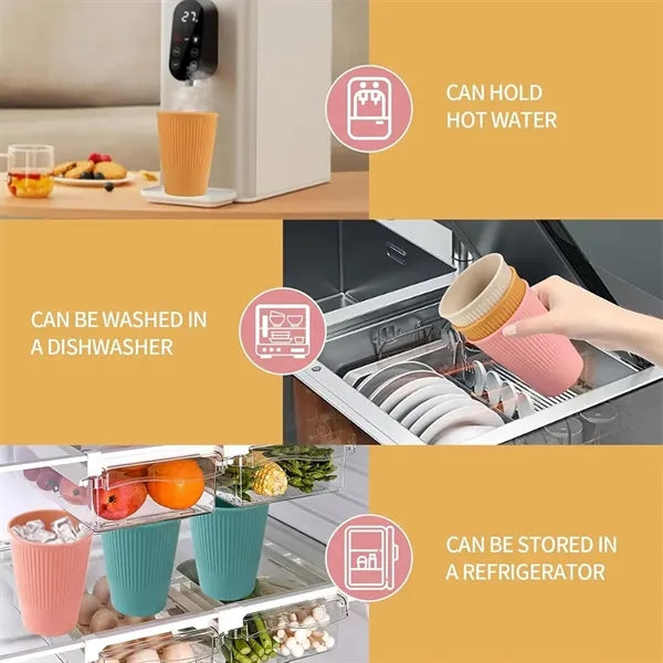 Multi-purpose simple stylish durable portable drinking cup