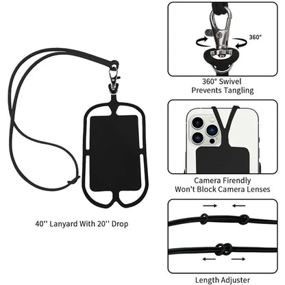 Silicone Cell Phone Lanyard
