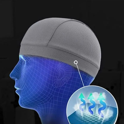 Breathable Helmet Liner Cycling Run Hat Cooling Skull Cap