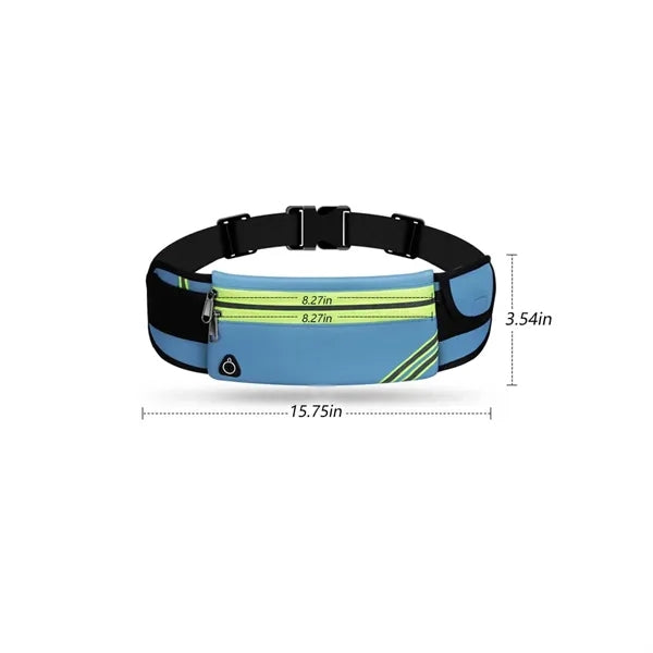 Slim Travel Workout Gear Phone Running Belt Waist Pack Bag