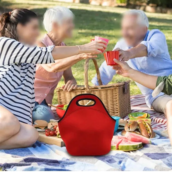 Portable Student Cooler Tote Bag Insulated Lunch Container