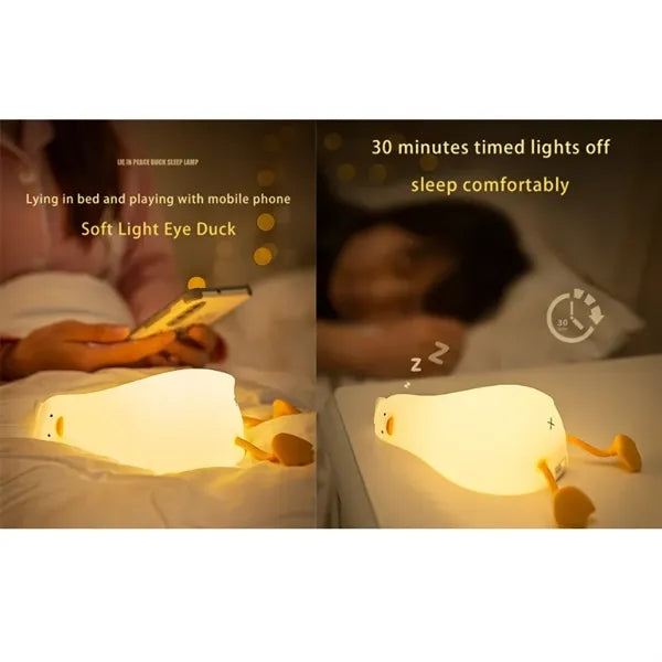 LED Lying Flat Duck Night Light