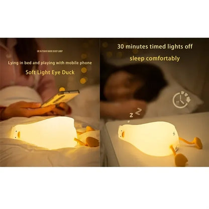 LED Lying Flat Duck Night Light
