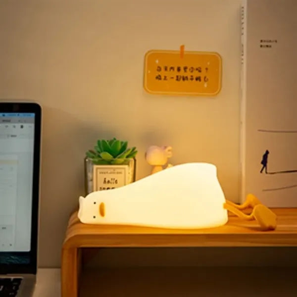 LED Lying Flat Duck Night Light