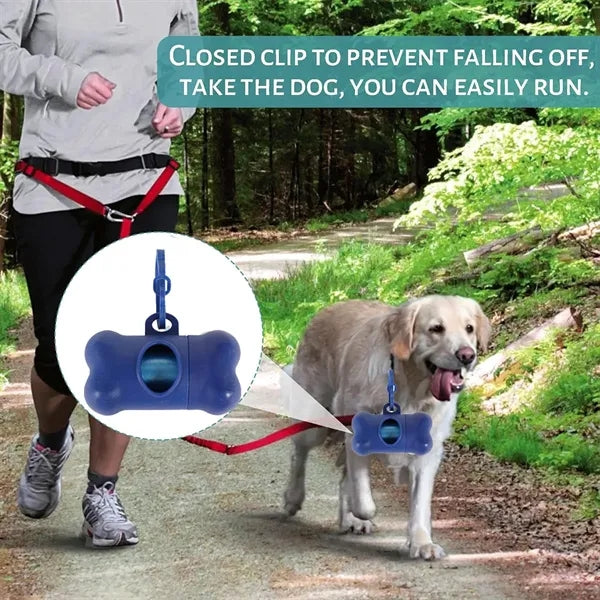 Portable practical hygienic bone-shaped pet poop collector