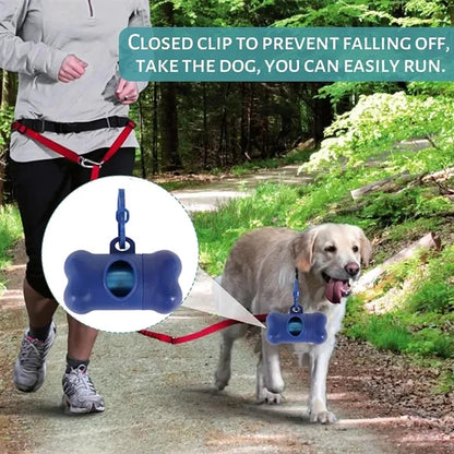 Portable practical hygienic bone-shaped pet poop collector