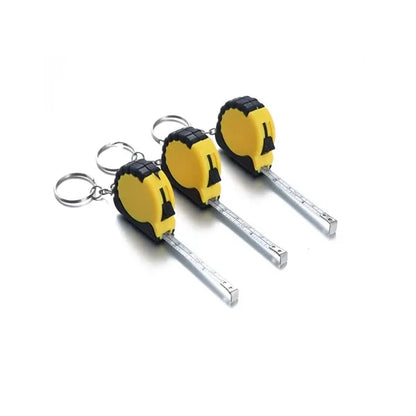 Mini Portable Automatic Rebound Steel Tape Measure Keychain