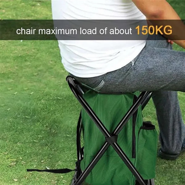 3 in 1 Camping Hiking Cooler Backpack Chair
