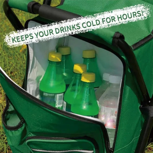 3 in 1 Camping Hiking Cooler Backpack Chair