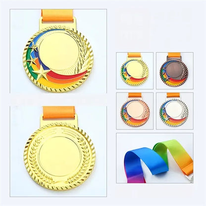 Gold Silver Bronze Award Medals