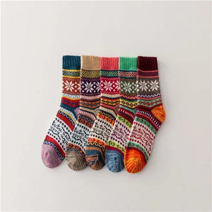 Women Winter Wool Socks