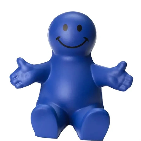 Fun Colorful Squeezable Smile Face Guy Phone Holders
