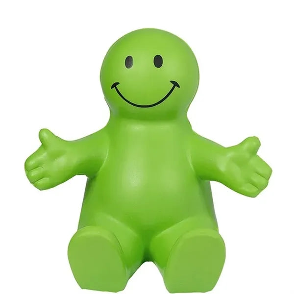 Fun Colorful Squeezable Smile Face Guy Phone Holders