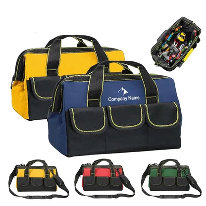 Tool Bag With Waterproof Strong Molded Base Multi Pockets