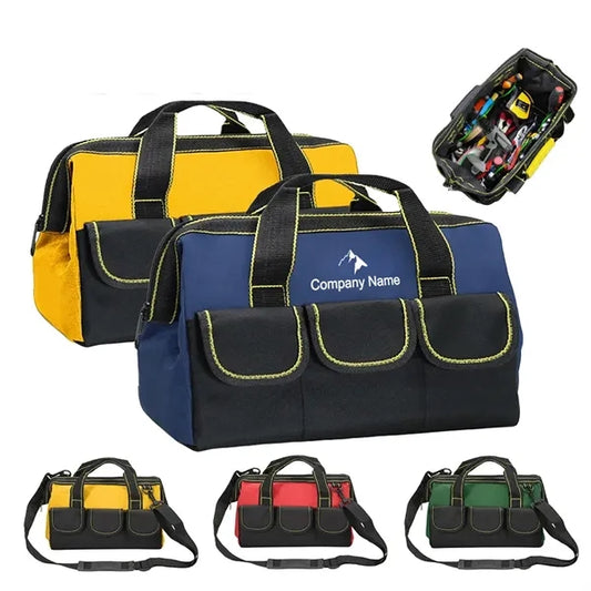Tool Bag With Waterproof Strong Molded Base Multi Pockets