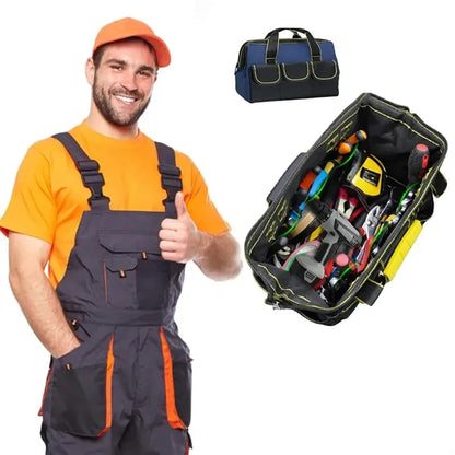 Tool Bag With Waterproof Strong Molded Base Multi Pockets