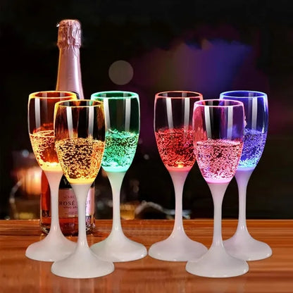 Led Light Up Cups Wine Champagne Flutes