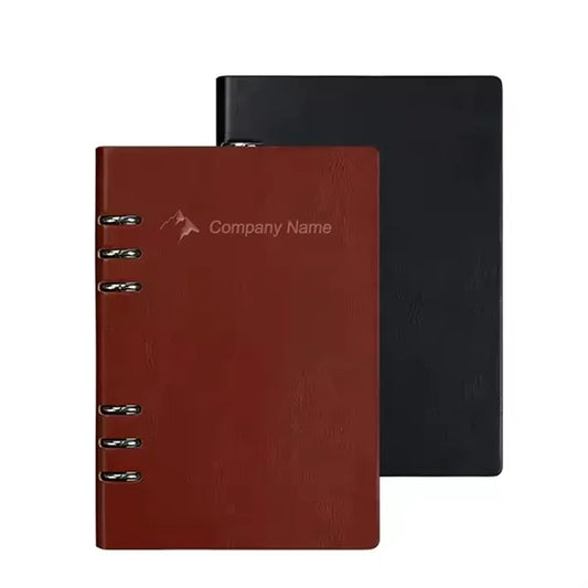 Business Hollow Leather Metal Hardcover