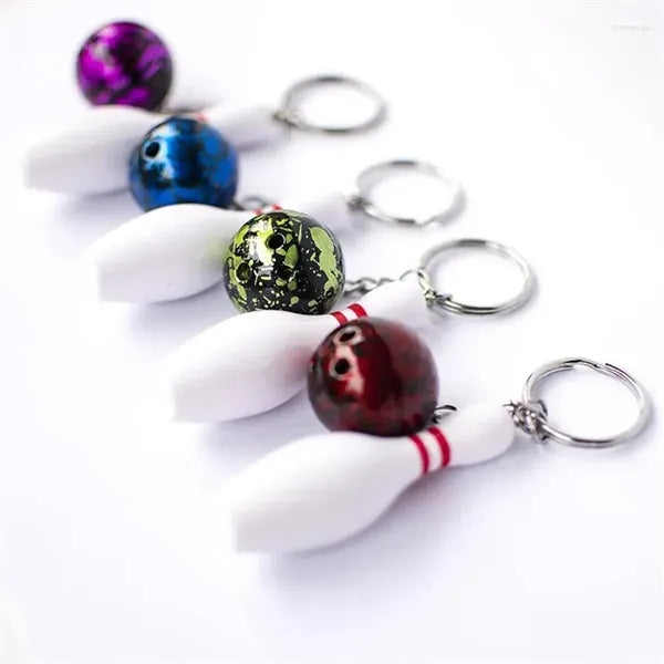 Mini Bowling Keychain Creative