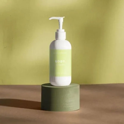8 OZ HAND LOTION WITH PUMP CAP - 4CP LABEL