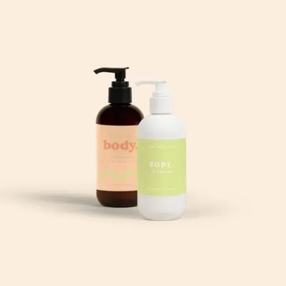 8 OZ HAND LOTION WITH PUMP CAP - 4CP LABEL
