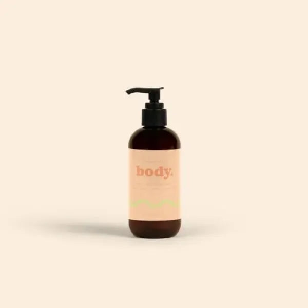 8 OZ HAND LOTION WITH PUMP CAP - 4CP LABEL