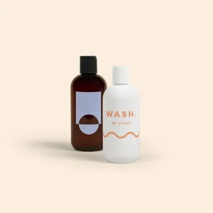8 OZ WASH WITH PUSH-PULL CAP - DIRECT PRINT