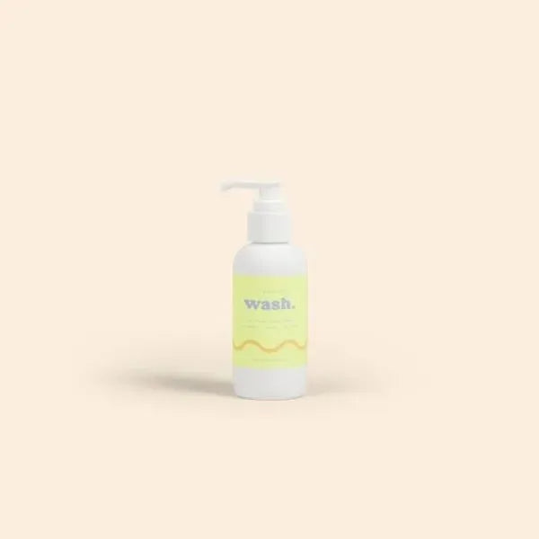4 OZ WASH WITH PUMP CAP - 4CP LABEL