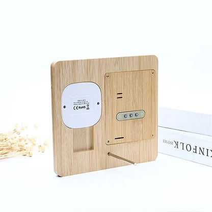 Meteorological Clock Temperature and humidity display Stand