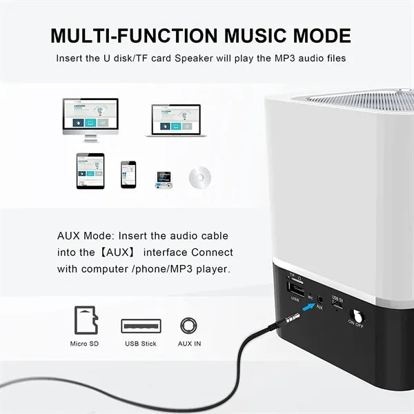 Night Light Bluetooth Speaker