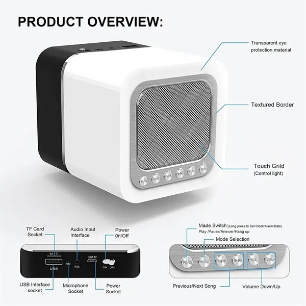 Night Light Bluetooth Speaker