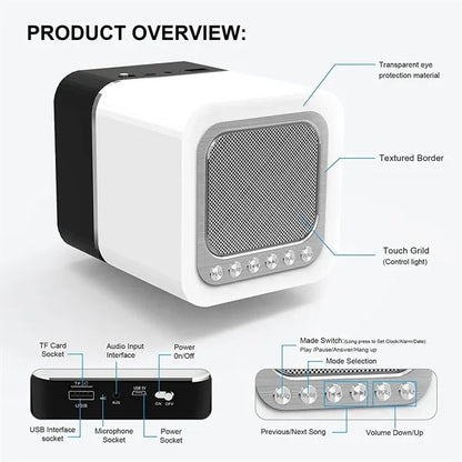 Night Light Bluetooth Speaker