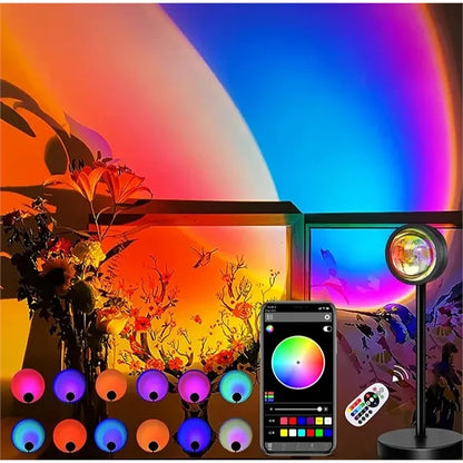 Sunset Lamp Projector with APP & Button Control