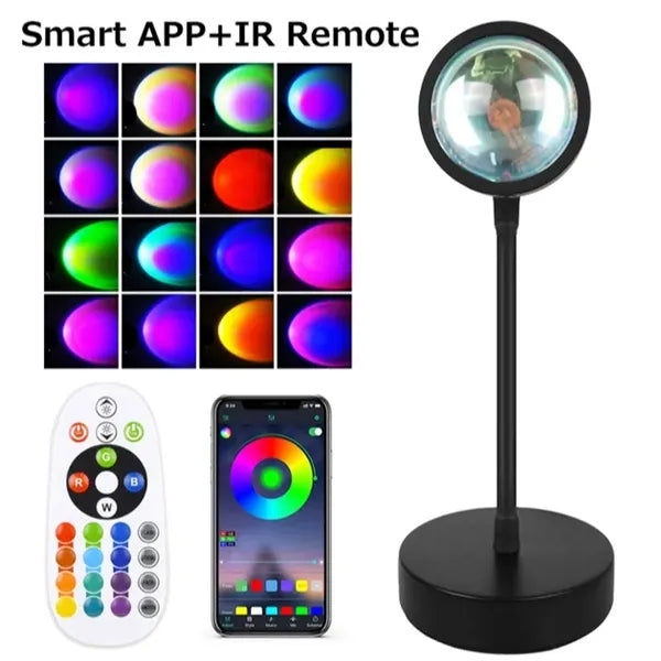 Sunset Lamp Projector with APP & Button Control