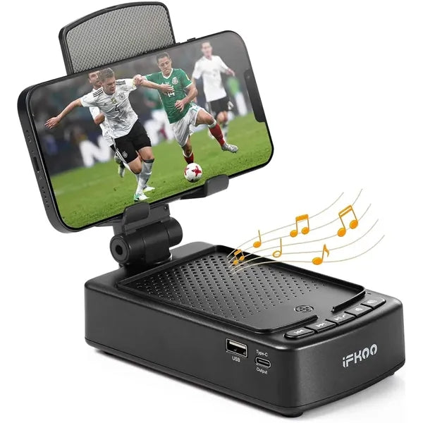 Phone Stand with Wireless Bluetooth Speaker