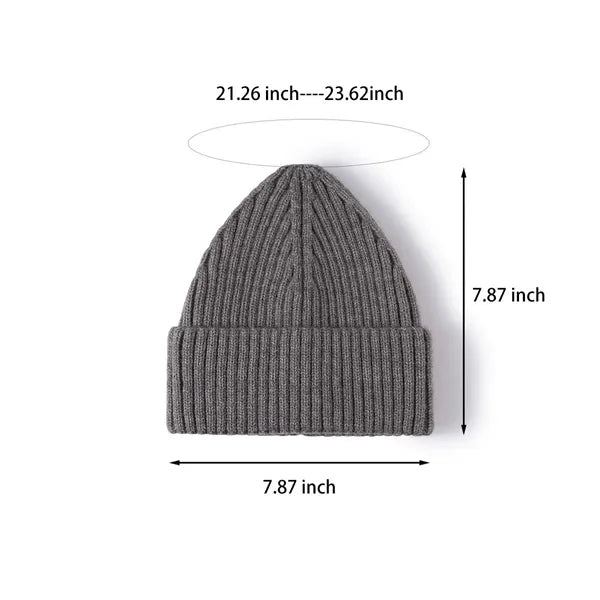 Unisex Winter Warm Hats Snow Caps Cashmere Knit Beanies