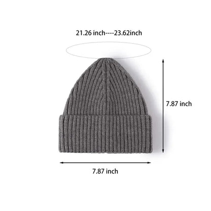 Unisex Winter Warm Hats Snow Caps Cashmere Knit Beanies