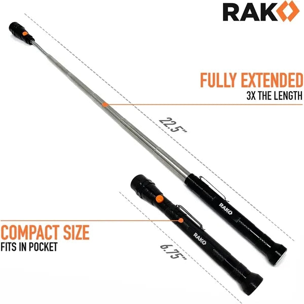 Telescoping Magnet with LED Flashlight